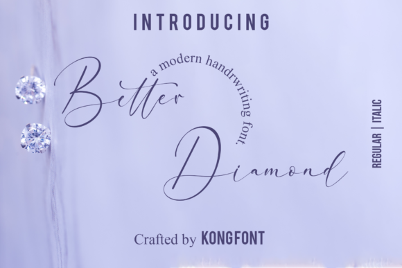 Better Diamond: A Script Font That Balances Playfulness and Polish