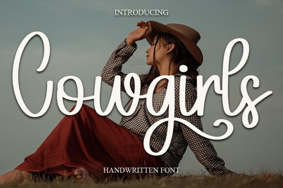 Discover the Sweet Charm of the Cowgirls Font