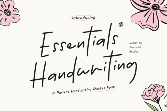 Essentials Handwriting: A Font That Feels Like You