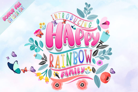 Happy Rainbow Family: A Versatile Trio for Playful Projects