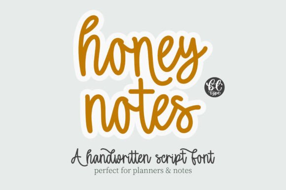 Honey Notes: A Cozy Script for Modern Design