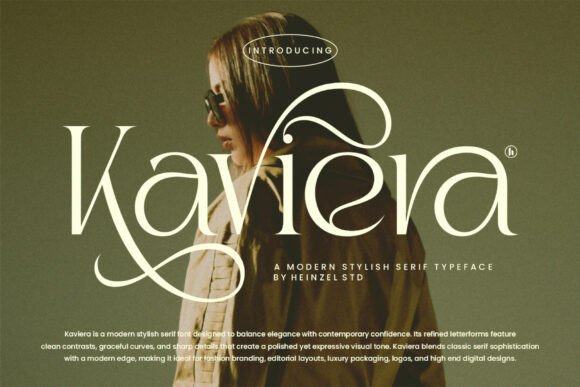 Kaviera: A Modern Serif for Bold & Elegant Designs