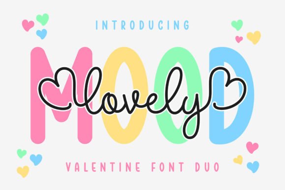 Lovely Mood Duo: A Fresh Take on Romantic Typography