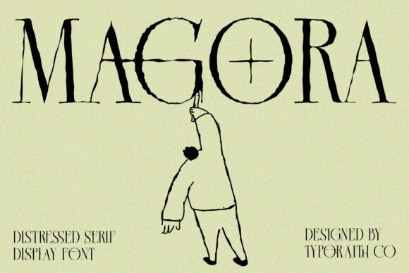 Magora: A Bold Serif Font for Expressive Design