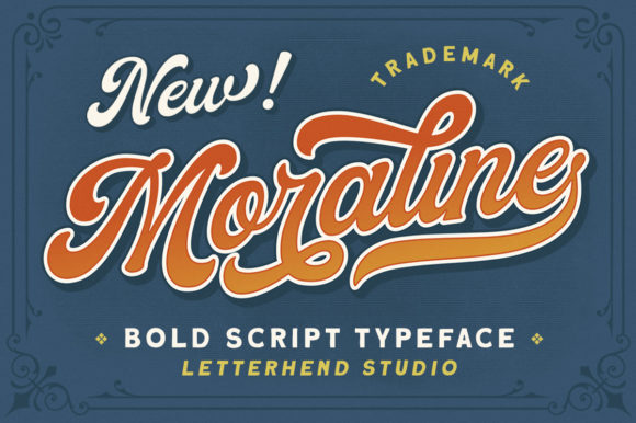 Moraline: The Retro Handwritten Font with Bold Character
