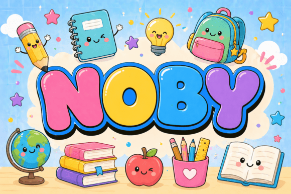Noby: The Playful Bubble Font for Creative Branding