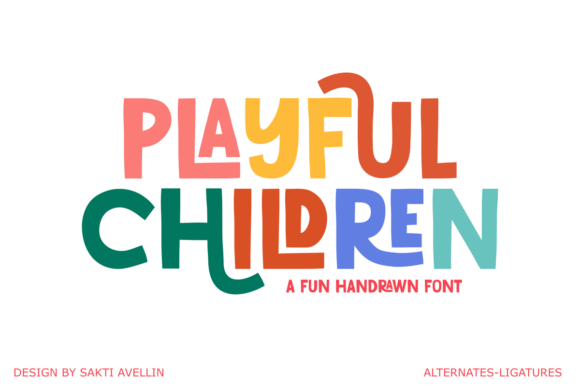 Playful Children: A Typeface for Creative Branding