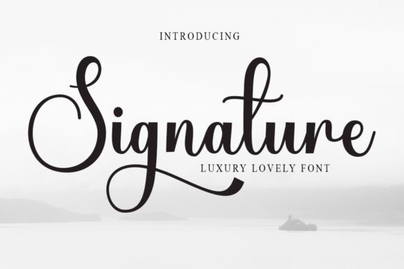 Signature: A Font That Feels Like a Handwritten Note