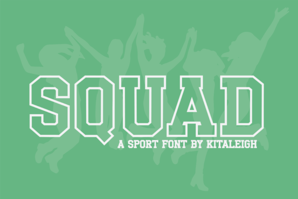 Squad: The Bold Display Font for Team Spirit