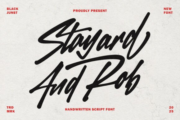 Stayard and Rob: A Font with Urban Energy and Confidence