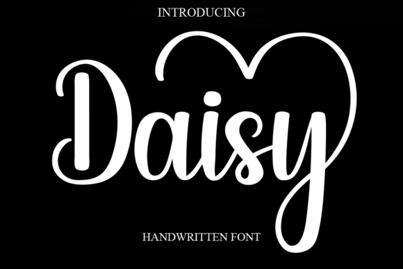 The Gentle Allure of Daisy: A Cursive Handwritten Font for Modern Projects