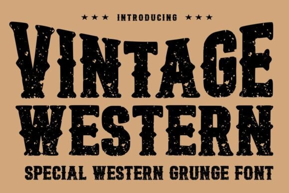 Vintage Western: A Designer's Guide to Authentic Rustic Typography
